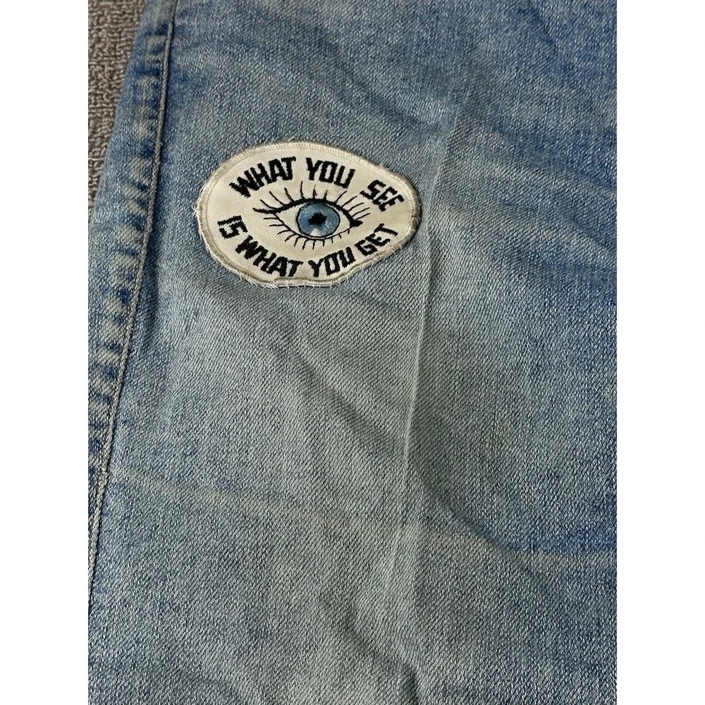 Vintage Levis 852 Jeans Men 31x30 Blue Regular Fit Stretch Denim USA Western